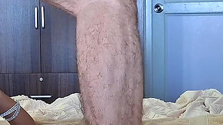 Tattooed Asian Babe Rims Him Deep Then Takes Massive Cumshot From Pussy to Face
