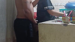 Mexican Woman Having Anal Sex in the Kitchen, Hurry up My Boss Will Arrive Any Minute Now. Mexico City
