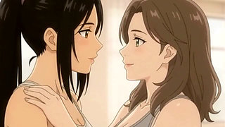 Lesbian Partner Yoga Turns Intimate