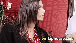 Hottie Nympho in Erotic Lingerie Gets Shagged by Hunky