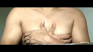 Jasmin Trans Girl Plays with Her Sensitive Nipples on Live Cam - Teasing & Pinching