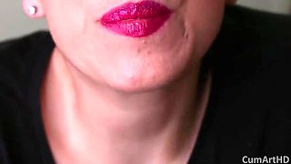 Amateur Blowjob Compilation: Facial & Cum in Mouth with Short Hair Wife