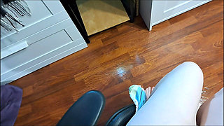 Riding on a Chair on a Soap-soaked Floor