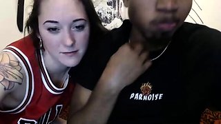 Hairy brunette slut suck cock and takes hard BBC pounding li