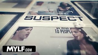 She\u2019s Blonde, Busty & Lusty - Entitled Thief Gets Her Sweet Milf Pussy Searched and Filled After Stealing