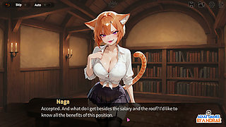 My Own Neko Girl Harem Gameplay Part 1 - Anal Fuck with Naga