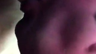 Big Cock Blowjob Under the Stall with Cum in Mouth