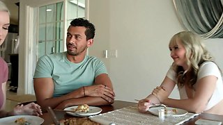 He's okay with your ex-girlfriend moving in???