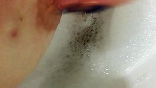Pregnant Girl with Hairy Pussy Showing