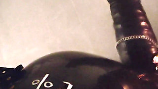 Full Latex Moments Before I Fuck Your Pussy with My Strap-on - Mistress Julia