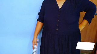 When Dad Was Not at Home, Hot BBW New Married Big Boobs & Huge Ass Stepmom & Stepson Romantic Sex Enjoy by Cleaning Room