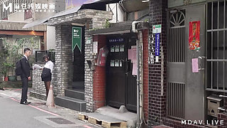 Md-0258 a Slutty Subordinate Who Loves Footjob Meat Sticks