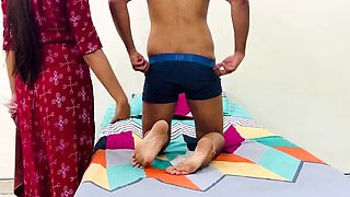 Uncle Massages Bhabhi's Big Tits and Fucks Her in Hindi