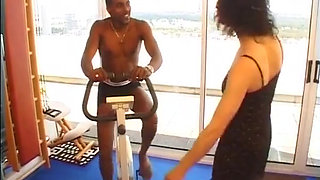 An orgasmic sport session for a brunette who is hungry for tail!