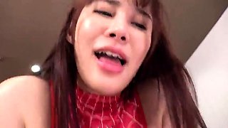 Amateur Asian couple in wild hardcore fuck session