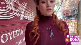 Redhead Bukkake Cumwalk