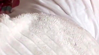 The Blonde Pretends - Deeply Fucked and Poured Sperm on Her Cunt and Shorts