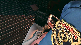 A Cop Got Captured by Lady Alcina Dimitrescu