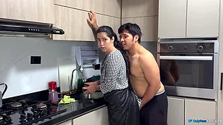 Dakotasex Rough Fuck: Boss Takes Advantage for Hardcore Creampie with Big Tits Stepmom