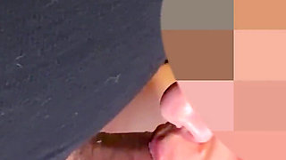 Close-up Blowjob with Mouth Full of Sperm, Gorgeous Blowjob with Huge Throbbing Oral Creampie