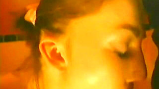 Small Tits Amateur Sucks Cock in the Bath Tub