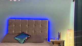 Blonde lingerie bae teasing