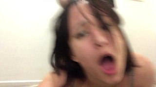 My roommate desperately needed a good fuck so I helped her out