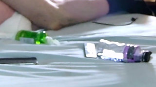 Doggy with the Blonde Emo Girl, Then 1/2 See Me Pee in Her Buttcrack