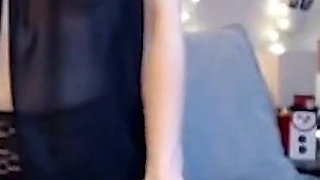 Tights with Lace, Garter Belt and Heels. Come on Top of Me