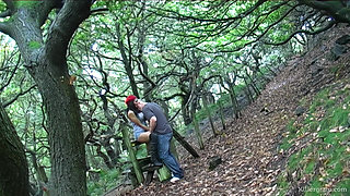 Hot Ebony Big Tits MILF India Babe Sucks Anf Fucks Her Hubby in the Woods
