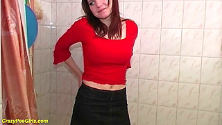 Spreading Pussy and Pee
