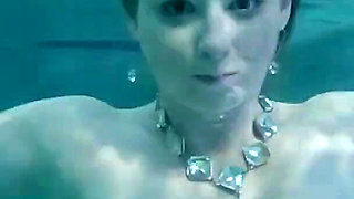 Sunny Lane sucks cock underwater