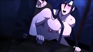 Hentai chick enjoys anal sex at the gym