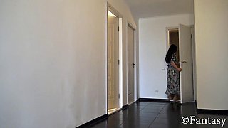 Tatiana Petrova in Heels Jerks His Throbbing Boner