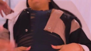 Doctor Fucks His Secretary's Pussy with His Big Cock Until He Bathes Her Face with Hot Cum