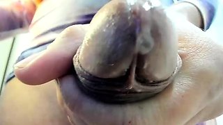 Solo ebony masturbation shemale cumming