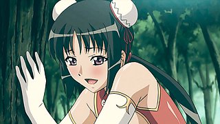 Outdoors, big titty fuck, anime hentai