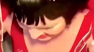 Stepson Celebrates Christmas with Mrs. Santa, She Came to Fulfill His Hot Fantasies, Anal and Cum