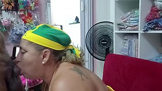 Tomsorte Gags on Brazilian Cock
