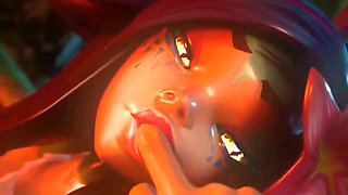 Neeko From Lol Sucks Your Finger While Getting Fucked