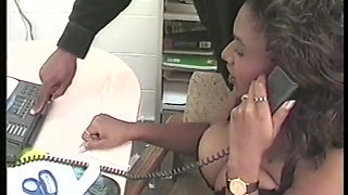 Slut gets cumshot on her boobs and gives bj before getting fucked