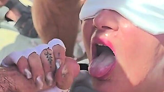 Stewardess Sneakers Bukkake POV Cuckold