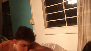 Hot MILF Is Surprised by Her New Neighbor's Huge Monster Cock and Swallows It Deep!