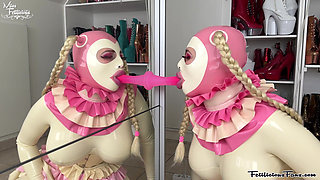 Horny Gagged Barbie Doll Miss Fetilicious Multiple Orgasms