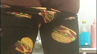 Teen Sneaks to Show off Her Fat Ass