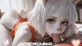 Bunny Girl Carrot Ai Explicit - Titfuck, Anal, DP & Cum Swallowing