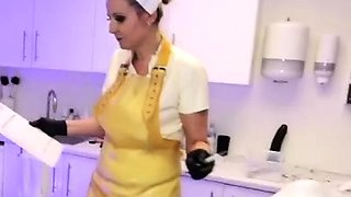 Med-Fet, Latex Nurse Needs Sample Collection FemDom