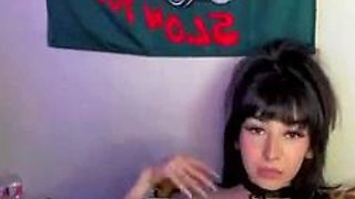 Collared Perfect Angel Upskirt Masturbation