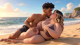 "Curvy Girl Flew For Holiday Sex - She Promised To Return" "Short Film