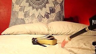 Hardcore Fuck Machine Makes Her Cum So Hard